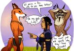  anthro breasts canid canine chimera clothed clothing dialogue fox fox_spirit(jade_empire) group human impractical_clothing jade_empire mammal northernlightwolf partially_clothed unknown_species 