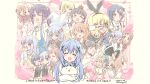  6+girls :d =_= ^_^ aged_down alcohol alternate_hair_color angora_rabbit animal animal_ear_hairband animal_ears animal_on_head aoyama_blue_mountain aqua_hair arms_up artist_name beer beer_glass black_capelet black_hair black_hairband black_hat black_mask black_vest blonde_hair blue_bow blue_eyes blue_hair blue_overalls blue_shorts blunt_bangs blush bow braid breasts breath buttons candy capelet cherry_blossoms child clenched_hands closed_eyes closed_mouth commentary_request copyright_name cosplay covering_own_mouth crown crying dated domino_mask double-breasted everyone fake_animal_ears falling_petals flower food friends furrowed_brow gochuumon_wa_usagi_desu_ka? hair_bow hair_flower hair_ornament hair_scrunchie hairband hairclip half_updo hat hat_bow highres holding holding_candy holding_food hoto_chiyoko hoto_cocoa hoto_mocha imo_(suruga) ink_stamp jouga_maya kafuu_chino kafuu_saki kirima_syaro light_blue_hair light_blush long_eyelashes long_hair long_sleeves looking_at_another magical_girl mask matching_accessory matching_outfits mate_rin medium_breasts medium_hair memories mini_crown multiple_girls muted_color natsu_megumi off-shoulder_sweater off_shoulder official_alternate_costume official_alternate_hairstyle on_head one_eye_closed open_mouth orange_hair overalls pale_color petals phantom_thief phantom_thief_lapin phantom_thief_lapin_(cosplay) pink_background pink_bow pink_petals ponytail purple_eyes purple_hair rabbit rabbit_ear_hairband rabbit_ears rabbit_house_uniform rabbit_on_head reading reading_together red_crown red_hair red_shorts school_uniform scrunchie shawl short_sleeves short_twintails shorts single_braid small_breasts smile sparkle striped_clothes stuffed_animal stuffed_rabbit stuffed_toy summer_uniform sweater tedeza_rize tedeza_rize's_school_uniform tippy_(gochiusa) top_hat track_and_field translation_request twintails ujimatsu_chiya vest wavy_mouth white_hair white_hairband white_hat white_mask white_scrunchie white_shorts winter_uniform witch_hat wrapped_candy x_hair_ornament yellow_eyes yellow_flower yellow_shawl 