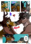  anal anthro bambi bambi_(film) bodily_fluids butt comic deer disney drooling father father_and_child father_and_son hi_res incest_(lore) kappax kissing male male/male mammal oral parent parent_and_child rimming ronno saliva sex smooch_(sound_effect) son the_great_prince_of_the_forest tongue 