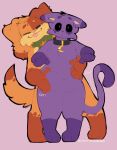 2024 absurd_res anthro bandanna behind_another belly belly_squish black_collar black_sclera brown_body brown_ears brown_fur brown_tail canid canine canis catnap_(poppy_playtime) collar collar_tag critters_(poppy_playtime) digital_media_(artwork) dogday_(poppy_playtime) domestic_cat domestic_dog duo felid feline felis fur gold_(metal) gold_collar green_bandanna green_kerchief hair half_moon hand_on_belly happy hi_res kerchief looking_at_another male male/male mammal metal_collar mismatched_ears mob_entertainment moon moon_collar multicolored_bandanna multicolored_body multicolored_ears multicolored_fur multicolored_kerchief one_eye_closed one_eye_half-closed orange_bandanna orange_body orange_ears orange_fur orange_hair orange_kerchief orange_tail pink_background pink_nose poppy_playtime purple_body purple_ears purple_fur purple_hair purple_tail simple_background slightly_chubby smile smiling_critters squish standing sun surprise surprised_expression sushiamazing tail text tongue tongue_out two_tone_body two_tone_collar two_tone_ears two_tone_fur two_tone_tail white_eyes yellow_collar