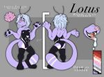 ambiguous_gender any_gender digital_media_(artwork) flower genderfluid hybrid lotus_(flower) mothcat mouth_shot nicohhusky open_mouth plant reference_guide reference_image references toony
