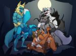  adake_feuglace alfred_(umpherio) anthro ayu_(umpherio) bodily_fluids canid canine cum doggystyle ejaculation felid fox from_behind_position from_front_position generation_3_pokemon generation_4_pokemon genital_fluids gnoll group group_sex hi_res hyena leaking leaking_cum lying male male/male mammal manectric manny_raibolt mightyena missionary_position nintendo on_back orgy outside pantherine pokemon pokemon_(species) randolf_(dialuca01) riolu saliva saliva_string sex standing standing_sex tiger umpherio umpherio_(umpherio) 