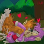  &lt;3 amy_rose anal_orgasm anthro balls big_butt bodily_fluids breath butt canid canine chiguibara cum cum_inside duo embrace eulipotyphlan excessive_cum excessive_genital_fluids female forest fox from_front_position fur genital_fluids genitals hedgehog hug huge_butt impregnation male male/female mammal mating_press miles_prower orange_body orange_fur panting plant sega sex shaking_breasts shaking_hips sonic_the_hedgehog_(series) stealth_sex tree 