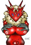  blaziken breasts furry green_eyes pokemon tagme 