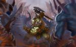  armor axe battle orc solo_focus warcraft weapon white_hair world_of_warcraft 