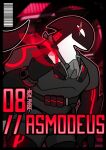 2024 absurd_res anthro black_body bottomwear cetacean clothed clothed_anthro clothed_male clothing dolphin gas_mask grey_bottomwear grey_clothing grey_shirt grey_shorts grey_topwear hi_res looking_at_viewer male mammal marine mask multicolored_body n-8_asmodeus number_tattoo oceanic_dolphin orca red_eyes red_smoke red_theme rem_phase shirt shorts smoke solo toothed_whale topwear two_tone_body white_body