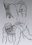  2boys all_fours anal arm_hair armpit_hair asd4486 ass ass_hair bara beard blush bottomless chest_hair commentary_request crying cum cum_overflow doggystyle ejaculating_while_penetrated ejaculation erection facial_hair full-face_blush full_beard hair_ornament hairy highres large_pectorals leg_hair logan_(movie) male_focus male_pubic_hair marvel mature_male multiple_boys muscular muscular_male nipple_slip nipples old old_man pectorals penis pubic_hair sabertooth_(x-men) scar sex sex_from_behind short_hair sleeveless solo_focus sweat tank_top testicles thighs trembling uncensored veins veiny_penis wolverine_(x-men) x-men x-men_film_series yaoi 