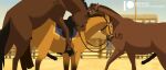  anatomically_correct anatomically_correct_genitalia anatomically_correct_penis animal_genitalia animal_penis arf-fra bodily_fluids bridle brown_body brown_fur cum cum_drip cum_on_penis dreamworks dripping equid equine equine_penis erection eyes_closed fence feral feral_on_feral feral_penetrated feral_penetrating feral_penetrating_feral from_behind_position fur genital_fluids genitals group hi_res hooves horse male male/male male_penetrated male_penetrating male_penetrating_male mammal mane mounting outside penetration penis reins saddle sex spirit:_stallion_of_the_cimarron spirit_(cimarron) trio wooden_fence yellow_body yellow_fur 