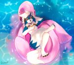 dusk_lycanroc female generation_7_pokemon hi_res luanf lycanroc nintendo pokemon pokemon_(species) pool_toy