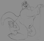 anal anthro balls belly blush blush_lines canid canine duo dusty_(horrorbuns) facesitting fox genitals hi_res horrorbuns looking_pleasured male male/male mammal mustelid musteloidea navel open_mouth open_smile oral otter overweight overweight_anthro overweight_male pawpads paws penis red_fox rimming sex silver_fox sitting_on_another size_difference sketch smile tail teeth teeth_showing thick_tail thick_thighs true_fox