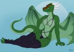  anthro clothing digital_media_(artwork) dragon female legwear lingerie maaia scales scalie stockings wings 