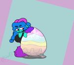 2025 anal anal_penetration animate_inanimate animated anthro big_butt blue_hair bovid bovid_horn butt buttplug caprine caprine_horn clothing digital_media_(artwork) egg female fia_(gazaster) gazaster hair hi_res hooves horn huge_butt leotard living_pinata looking_at_viewer lube lube_drip mammal paint penetration pinata pink_eyes plug_(sex_toy) purple_body ridiculous_fit sequence sex_toy sheep short_playtime signature simple_background smile solo tail thick_thighs through_clothing wide_hips