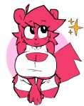 2025 anthro big_breasts breasts buxy cleavage cleavage_cutout clothed clothed_anthro clothed_female clothing cutout digital_drawing_(artwork) digital_media_(artwork) eye_through_hair female female_anthro fingers front_view fur geometric_background hair hip_cutout hip_tuft looking_up mammal microsoft_paint_(artwork) mouth_closed nano_(buxy) pink_body pink_ears pink_fur pink_hair portrait rodent round_ears sciurid simple_background smile solo sparkles topwear translucent translucent_hair tree_squirrel tuft under_boob white_clothing white_topwear