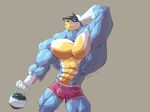  2022 abs absurd_res anthro australian_cattle_dog bandit_heeler barazoku biceps big_bulge big_muscles bluey_(series) bulge canid canine canis cattledog clothed clothing deltoids domestic_dog exercise eyebrows fur grey_background hand_behind_head herding_dog hi_res huge_muscles hyper hyper_muscles kettlebell male mammal manly muscular muscular_anthro muscular_male obliques pastoral_dog pecs penbeetle quads signature simple_background smile solo standing teeth thick_thighs top_heavy topless topless_anthro topless_male triceps tuft underwear vein weightlifting workout 