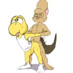 1:1 absurd_res anal anal_penetration arm_pull balls bite biting_lip blush bodily_fluids buckteeth doggystyle eyewear flaccid foreskin from_behind_position genitals glasses hi_res koopa koopa_troopa mammal mario_bros nintendo open_mouth penetration penis rodent scalie sciurid sex sweat teeth tongue tongue_out tree_squirrel twee twerpishimp
