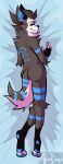  absurd_res anthro butt canid canine canis dakimakura_design hi_res male male/male mammal paws secretdwagon solo wolf 