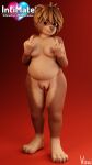  2021 9:16 anthro bear breasts chubby_female clitoris female genitals gesture hi_res intimate_(vr_game) mammal middle_finger navel nude pussy signature solo standing vitki 