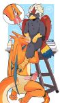 2025 2_horns 3_toes 5_fingers abdl absurd_res adult_baby ageplay animal_feet anthro artist_name avian avian_feet baby_bottle back_wings baxter_blaze beak black_claws black_finger_claws black_talons black_toe_claws blue_cere blue_pacifier blue_tail blue_tail_feathers blue_tail_tip blue_wings blush bodily_fluids bottle braviary cere_(anatomy) changing_table charizard claws close-up close_up_panel cloth_diaper clothed clothing container countershade_body countershade_tail countershade_torso countershading cum cum_in_mouth cum_inside cum_on_face curling_toes dialogue diaper diaper_changing_supplies diaper_fastener diaper_fetish diaper_only diaper_use digital_drawing_(artwork) digital_media_(artwork) dipstick_tail draconic dragon_tail duo emanata erection eyes_closed fan_character fastener feather_hair feathered_crest feathers feet fellatio finger_claws fingers fire flaming_tail fructoruu furniture generation_1_pokemon generation_5_pokemon genital_fluids genitals grey_arms grey_body grey_face grey_feathers grey_legs grey_wings head_crest hi_res horn humanoid_hands infantilism kneeling kneeling_and_blow_position kneeling_oral_position licking looking_pleasured male male/male markings membrane_(anatomy) membranous_wings milk milk_bottle milk_container multicolored_body multicolored_feathers multicolored_tail multicolored_tail_feathers nado_soarian nintendo nude on_table open_mouth oral oral_penetration orange_arms orange_body orange_face orange_feet orange_legs orange_snout orange_tail orange_wings pacifier penetration penile penis penis_in_mouth penis_lick pink_diaper_fastener pink_fastener pink_penis pokemon pokemon_(species) pokemorph pseudo_hair red_back red_body red_feathered_crest red_feathers red_tail red_tail_feathers red_wings reptile roleplay scalie scuted_arms scuted_feet scuted_hands scuted_legs scutes sex sharp_teeth simple_background sit_and_blow_position sitting sitting_on_changing_table sitting_on_table speech_bubble sweat sweatdrop table tail tail_feathers tail_markings talon_hands talons tan_body tan_cloth_diaper tan_feather_hair tan_tail tan_torso teeth text throbbing throbbing_penis toe_claws toes tongue topless unclean_diaper urine used_diaper wearing_diaper wet_diaper white_feathered_crest white_toe_claws wings wood wood_furniture wood_table yellow_arms yellow_beak yellow_feet yellow_hands yellow_legs yellow_tail yellow_tail_feathers