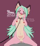  absurd_res anthro breasts canid canine collar eyes_closed female fox fur genitals green_hair hair hi_res hima_nsfw himalaya_(hima_nsfw) leash looking_pleasured male male/female mammal on_top penetration penile penile_penetration penis_in_pussy pink_body pink_fur pussy sex solo tan_body tan_fur vaginal vaginal_penetration womb_tattoo 