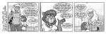 anthro bear bottomwear brave_new_world_(style_wager) breasts chest_tuft clothed clothing daughter_(lore) duo english_text female fully_clothed goldie_buckingham greyscale hand_holding mammal molly_buckingham monochrome mother_(lore) mother_and_child_(lore) mother_and_daughter_(lore) open_mouth outside pants parent_(lore) parent_and_child_(lore) parent_and_daughter_(lore) purse shirt size_difference standing style_wager text topwear tuft