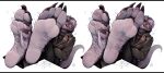 anthro barefoot claws clothed clothing feet foot_fetish foot_focus hair hi_res kredri looking_at_viewer male reptile scalie smile snake soles solo toes