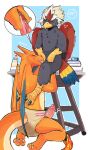 2025 2_horns 3_toes 5_fingers abdl absurd_res adult_baby ageplay animal_feet anthro artist_name avian avian_feet baby_bottle back_wings baxter_blaze beak black_claws black_finger_claws black_talons black_toe_claws blue_cere blue_pacifier blue_tail blue_tail_feathers blue_tail_tip blue_wings blush bodily_fluids bottle braviary cere_(anatomy) changing_table charizard claws close-up close_up_panel cloth_diaper clothed clothing container countershade_body countershade_tail countershade_torso countershading curling_toes dialogue diaper diaper_changing_supplies diaper_fastener diaper_fetish diaper_only diaper_use digital_drawing_(artwork) digital_media_(artwork) dipstick_tail draconic dragon_tail duo emanata erection eyes_closed fan_character fastener feather_hair feathered_crest feathers feces feet fellatio finger_claws fingers fire flaming_tail fructoruu furniture generation_1_pokemon generation_5_pokemon genital_fluids genitals grey_arms grey_body grey_face grey_feathers grey_legs grey_wings head_crest hi_res horn humanoid_hands infantilism kneeling kneeling_and_blow_position kneeling_oral_position licking looking_pleasured male male/male markings membrane_(anatomy) membranous_wings milk milk_bottle milk_container multicolored_body multicolored_feathers multicolored_tail multicolored_tail_feathers nado_soarian nintendo nude on_table open_mouth oral oral_penetration orange_arms orange_body orange_face orange_feet orange_legs orange_snout orange_tail orange_wings pacifier penetration penile penis penis_in_mouth penis_lick pink_diaper_fastener pink_fastener pink_penis pokemon pokemon_(species) pokemorph precum precum_in_mouth pseudo_hair red_back red_body red_feathered_crest red_feathers red_tail red_tail_feathers red_wings reptile roleplay scalie scuted_arms scuted_feet scuted_hands scuted_legs scutes sex sharp_teeth simple_background sit_and_blow_position sitting sitting_on_changing_table sitting_on_table soiled_diaper speech_bubble sweat sweatdrop table tail tail_feathers tail_markings talon_hands talons tan_body tan_cloth_diaper tan_feather_hair tan_tail tan_torso teeth text throbbing throbbing_penis toe_claws toes tongue topless unclean_diaper used_diaper wearing_diaper white_feathered_crest white_toe_claws wings wood wood_furniture wood_table yellow_arms yellow_beak yellow_feet yellow_hands yellow_legs yellow_tail yellow_tail_feathers