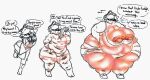 areola belly belly_expansion belly_overhang belly_rolls big_butt bodily_fluids breath butt cephalopod clothing eating eating_food erect_nipples expansion feederism feeding feedism female gynomorph human humanoid inkling inkling_girl intersex kwakwackers kwaslooty lying mammal marie_(splatoon) marine mollusk nintendo nipple_outline nipples nipples_visible_through_clothing obese on_front overweight overweight_female overweight_gynomorph overweight_humanoid overweight_intersex panting puffy_areola puffy_nipples slightly_chubby slightly_chubby_female solo splatoon tearing_clothing tearing_own_clothing tearing_pants tears too_tight torn_clothing wardrobe_malfunction weight_difference weight_gain