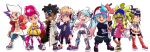  absurdly_long_hair adjusting_clothes adjusting_eyewear adjusting_gloves ahoge anime_coloring ankle_boots aqua_eyes aqua_hair arm_at_side artistic_error asymmetrical_hair backwards_hat badge baggy_pants ball bandaid bandaid_on_face bandaid_on_nose baseball_cap basketball_(object) belt belted_jacket belted_shorts berecca bike_shorts black_boots black_bridal_gauntlets black_collar black_gloves black_outline black_pants black_shirt black_shorts black_sweater black_undershirt blonde_hair blue-framed_eyewear blue_boots blue_coat blue_eyes blue_hairband blue_hood blue_hoodie blue_pants blue_pupils blue_shirt blue_shoes blue_shorts blue_sleeves blunt_bangs boots breast_pocket bridal_gauntlets brown_boots brown_hair burton_(ninjala) buttons checkered_flag checkered_print chewing_gum child clenched_hand closed_mouth clothes_down coat collar collared_coat collared_jacket collared_shirt collared_sweater collared_vest dark-skinned_female dark-skinned_male dark_skin denim denim_shorts drawstring dreadlocks emma_(ninjala) english_commentary english_text everyone eyelashes eyepatch eyewear_on_head fingerless_gloves flag flat_chest freckles frown fur-trimmed_jacket fur_trim glasses gloves gradient_hair green_hair green_pants grey_sleeve_cuffs grin hair_ornament hair_tie hairband hairclip half_updo hand_on_own_hip hands_in_pockets happy hat headphones high_collar holding holding_pole holding_weapon hood hood_down hooded_shirt hoodie horizontal-striped_sleeves horizontal-striped_thighhighs impossible_hair ippon_katana jacket jane_(ninjala) jeans kappei_(ninjala) kinky_hair knee_boots lace-up_boots lapels leather leather_gloves legs_apart logo_print long_hair long_mouth long_shirt long_sidelocks long_sleeves looking_at_viewer looking_to_the_side lucy_(ninjala) mandarin_collar medical_eyepatch multicolored_coat multicolored_hair multicolored_jacket multicolored_shoes ninjala nose notched_lapels o-ring official_art one_eye_covered open_clothes open_jacket open_mouth orange_sleeves outline padded_vest pants pants_rolled_up pantyhose parted_bangs parted_hair partially_open_jacket pin pink_belt pink_hair pink_shirt pink_stripes pink_thighhighs platform_boots pocket pole pompadour ponytail popped_collar print_jacket print_shirt print_shoes puffy_long_sleeves puffy_shorts puffy_sleeves purple_thighhighs race_queen red_belt red_boots rianti-wong ribbed_sweater road_sign ron_(ninjala) scar scar_on_cheek scar_on_face scrap_saber semi-rimless_eyewear shirt shoe_soles shoes short_hair short_shorts short_sleeves shorts sidecut sidelocks sign simple_background single_bare_arm single_fishnet_armwear single_fishnet_legwear single_leg_pantyhose single_sleeve skinny sleeveless sleeveless_jacket sleeveless_shirt sleeves_rolled_up smile sneakers solo spiked_hair_ornament standing star_(symbol) star_print stop_sign streaked_hair streetwear striped_clothes striped_shorts striped_sleeves striped_wristband sunglasses sweater swept_bangs teeth text_print thick_eyebrows thigh_boots thighhighs tongue tongue_out torn_clothes torn_shorts triangle_print turtleneck turtleneck_sweater twintails two-sided_coat two-sided_fabric two-sided_jacket two-tone_coat two-tone_hair two-tone_jacket two-tone_shirt two-tone_shoes undercut undershirt unworn_jacket unzipped upper_teeth_only van_(ninjala) very_long_hair vest weapon white-framed_eyewear white_background white_coat white_hair white_hat white_jacket white_pantyhose white_shirt white_shoes white_sleeve_cuffs white_sleeves wrestling_boots wristband x_hair_ornament yellow_eyes yellow_jacket yellow_shoes yellow_sleeve_cuffs zipper zipper_pull_tab 