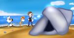 2019 2_toes 4_fingers ambiguous_feral ambiguous_gender animal_crossing anthro arthropod ascot avian beach beak bird black_clothing black_eyes black_footwear black_nose black_shirt black_shoes black_t-shirt black_topwear blue_bottomwear blue_clothing blue_inner_ear blue_pants blue_pupils blue_shell blue_shirt blue_sky blue_t-shirt blue_topwear bodily_fluids bottomless bottomless_anthro bottomless_male bottomwear brown_body brown_eyebrows brown_fur brown_hair brown_tail clenched_teeth closed_beak closed_smile clothed clothed_human clothed_male clothing cloud collecting colored cookieboy011 crustacean day decapod digital_drawing_(artwork) digital_media_(artwork) english_description eyebrows facial_markings feathers featureless_arms featureless_feet feet feral fingers footwear fully_clothed fully_clothed_human fully_clothed_male fur group gull gulliver_(animal_crossing) hair haplorhine hat head_markings headgear headwear hermit_crab hi_res holding_another holding_butterfly_net human larger_human larger_male lari larid light lighting long_tail malacostracan male male_anthro male_human mammal markings monkey mouth_closed multicolored_clothing multicolored_shirt multicolored_tank_top multicolored_topwear nervous nervous_sweat nintendo orange_beak outside panicking pants pattern_clothing pattern_shirt pattern_tank_top pattern_topwear pinch pink_stripes primate pupils purple_shell red_markings red_nose sailor_cap sea seashell seaside shaded shell shirt short_hair simon_(animal_crossing) sitting size_difference sky smaller_anthro smaller_male smile standing star_pupils story story_in_description striped_clothing striped_shirt striped_tank_top striped_topwear stripes sweat t-shirt tail tail_feathers tan_body tan_skin tank_top teeth thick_eyebrows toes topwear triangle_nose two_tone_clothing two_tone_shirt two_tone_tail two_tone_tank_top two_tone_topwear villager_(animal_crossing) water white_ascot white_body white_clothing white_feathers white_hat white_headwear white_shirt white_tail white_tank_top white_topwear