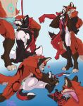 abdominal_bulge absurd_res anal anal_penetration animal_genitalia animal_mask animal_penis anthro anvil_position archy_fox ball_size_difference balls big_balls big_butt big_penis blush bodily_fluids briefs bulge bulge_lick butt canid canine canine_genitalia canine_penis canis clothing collar crotch_sniffing cum cum_drip cum_in_ass cum_inside dipstick_ears dripping duo dwoolf ear_markings ejaculation erection excessive_cum excessive_genital_fluids extreme_french_kiss eye_contact eyeshadow fingerless_(marking) fingerless_gloves_(marking) fox french_kissing from_front_position full_nelson fur fur_markings genital_fluids genitals gloves_(marking) glowing glowing_bulge glowing_eyes glowing_genitalia glowing_tongue hand_holding hi_res holding_both_legs holding_leg_up holding_partner humanoid_genitalia humanoid_penis jayraccoonart kissing knot knotted_penis leash leashed_collar legs_on_shoulders legs_up licking long_tongue looking_at_another looking_pleasured lying makeup male male/male male_penetrated male_penetrating male_penetrating_male mammal markings mask multicolored_ears muscular muscular_male nelson_pose nude on_back open_mouth oral penetration penile penile_penetration penis penis_size_difference pup_mask puppet sex simple_background size_difference smile sniffing spread_legs spreading standing standing_sex sucking_tongue tail thick_thighs tongue tongue_out tongue_penetration tongue_suck underwear white_body white_fur wide_hips wolf