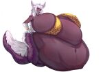 animal_print animal_print_bikini apode belly big_belly big_breasts bikini bikini_top black_sclera breasts bunyip bunyip_(mge) clothing draconcopode female fluffy fluffy_tail fur hair hi_res huge_belly huge_breasts humanoid hyper hyper_belly hyper_breasts krissi_(najtsirk12325) lamia legless leopard_print leopard_print_bikini leopard_print_bra looking_at_viewer lyfai2 monster_girl_(genre) monster_girl_encyclopedia morbidly_obese obese overweight pattern_bikini pattern_clothing pattern_swimwear reptile scalie serpentine simple_background snake solo split_form swimwear tail two-piece_swimsuit white_background white_body white_fur white_hair