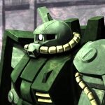  3d cable commentary_request gundam hizack kashiwa_(kishiro) machinery mecha mecha_focus mobile_suit no_humans one-eyed realistic robot science_fiction solo titans_(gundam) upper_body zeta_gundam zeta_gundam_define 