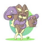  2019 3_toes adamb/fluffy anal anal_penetration animal_genitalia animal_penis anthro anthro_on_feral arbok bestiality digital_media_(artwork) duo eyes_closed female feral grinding hemipenes lagomorph licking long_ears lopunny male male/female mammal multi_penis nintendo nude open_mouth penetration penis pok&eacute;mon pok&eacute;mon_(species) pussy_juice scalie sex signature simple_background standing tail_sex toes tongue tongue_out video_games 