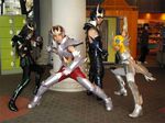  cosplay cygnus_hyoga cygnus_hyouga dragon_shiryu dragon_shiryuu lowres pegasus_seiya phoenix_ikki photo real saint_seiya 