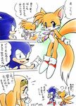  comic fox gloves j-fujita miles_prower sonic_the_hedgehog tikal_the_echidna tikal_the_hedgehog translation_request trap 