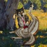 1:1 animal_genitalia animal_penis anus auto_penis_lick balls bodily_fluids brown_body brown_fur canid canine canine_genitalia canine_penis cheek_tuft cum cum_in_mouth cum_in_own_mouth cum_in_self cum_inside cum_on_own_penis cum_on_penis cum_on_self day erection facial_tuft feral fur genital_fluids genitals grey_body grey_fur hi_res knot leg_tuft licking male male_feral mammal masturbation msdeadsoul neck_tuft open_mouth oral oral_masturbation outside penile penile_masturbation penis pink_anus pink_penis red_penis self_lick solo taki_(taki-wolf) tan_body tan_fur tongue tuft white_balls yellow_eyes