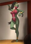 anthro cuffed_ankles cuffed_wrists dancing female forced forced_dancing generation_3_pokemon gold_(metal) gold_jewelry grovyle hi_res jewelry navel navel_dangle_piercing navel_piercing nintendo nipple_chain nipple_chain_to_collar nipple_piercing nipple_ring nipples nude piercing pokemon pokemon_(species) ring_piercing solo tavern tutankabron2uv