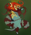 ailurid anthro blackrabbitshone female hair hi_res mammal red_hair red_panda reptile scalie sketch slightly_chubby slightly_chubby_female snake solo