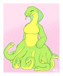  animate_inanimate hi_res hydra jintally pinup plushie pose reptile scalie snake transformation 