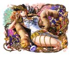  1girl brown_eyes coin fireworks gem gold hat nami_(one_piece) official_art one_piece one_piece_treasure_cruise orange_hair red_gemstone solo solo_focus 