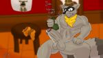  absurd_res anthro bar genitals hi_res humanoid_genitalia humanoid_penis loneywolfboy122 male mammal penis playstation procyonid raccoon sly_cooper_(series) solo sony_corporation sony_interactive_entertainment sucker_punch_productions tennessee_kid_cooper time_travel wild_west 