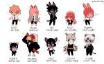  5boys 5girls angel_devil_(chainsaw_man) angel_wings animal_crossing bear_girl bird bird_boy black_hair black_jacket black_necktie black_pants black_shorts blonde_hair blue_hoodie blush braid braided_ponytail cat_girl chainsaw_man character_name cigarette claireiosity collared_shirt cross-shaped_pupils deer_girl denji_(chainsaw_man) dog_boy eagle eyepatch flask formal furrification furry green_eyes grey_hoodie hair_between_eyes hair_ornament hairclip halo hayakawa_aki heart heart-shaped_pupils higashiyama_kobeni highres holding holding_flask hood hoodie horse_girl jacket kishibe_(chainsaw_man) long_hair looking_at_viewer makima_(chainsaw_man) medium_hair multiple_boys multiple_girls necktie pants pink_hair plague_doctor_mask power_(chainsaw_man) quanxi_(chainsaw_man) rabbit_girl red_hair reze_(chainsaw_man) ringed_eyes shirt shirt_tucked_in short_hair shorts simple_background single_sidelock sleeveless sleeveless_shirt smile smoking sparkle squirrel_boy suit suit_jacket sweat symbol-shaped_pupils tearing_up tiger_boy topknot twitter_username violence_devil_(chainsaw_man) white_background white_hair white_shirt wings yawning yellow_eyes 