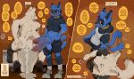 abs absurd_res after_sex anon anthro anthro_anon anus back_muscles balls bathroom before_and_after biceps big_balls big_penis biped black_body black_ear_tips black_fur black_nose blue_body blue_fur blush bodily_fluids bottomwear bulge butt canid canine clothed clothed_sex clothing comic cum cum_from_ass cum_in_ass cum_inside detailed_bulge dialogue digital_media_(artwork) dipstick_ears directional_arrow duo ear_markings english_text erection erection_under_clothing excessive_cum excessive_genital_fluids facial_markings footwear fur generation_4_pokemon genital_fluids genital_outline genitals glans head_markings hi_res holding_butt huge_penis humanoid_genitalia humanoid_penis kaai_(kakhao) kakhao leaking_cum male male/male mammal markings messy multicolored_body multicolored_ears muscular muscular_anthro muscular_male nike nintendo nipples onomatopoeia open_mouth partially_clothed pecs penis penis_base penis_outline pokemon pokemon_(species) profanity public_restroom pulling_up_pants raised_tail red_eyes requesting restroom_stall riolu sex sex_request sharp_teeth shirt shoes shoes_on shorts simple_background sitting size_difference small_dom_big_sub small_top_big_bottom smile socks sound_effects speech_bubble standing still_erect sweat sweatdrop t-shirt tail tail_motion tailwag tank_top teeth text toilet toilet_paper topwear vein veiny_penis white_body white_fur