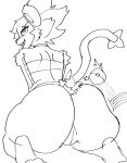 ahegao ambiguous_gender anthro big_butt bottomwear butt butt_jiggle clothing femboy fur generation_4_pokemon heart_eyes heart_symbol hornyfatassespeon huge_butt jiggling junis_(parathedragon) kneeling looking_pleasured luxray nintendo pokeball pokemon pokemon_(species) sketch solo tail throwing_pokeball tight_bottomwear tight_clothing tongue tongue_out