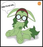  2025 5_toes accessory anthro areola artist_logo big_breasts big_ears black_border blush border breasts canid canine canis cute_fangs dialogue dipstick_tail english_text eyelashes eyewear fangs feet female fur genitals glasses green_areola green_body green_fur green_hair green_nipples hair hair_accessory hairband hi_res humanoid_genitalia humanoid_vulva idw_publishing innie_vulva jackal kneeling logo mammal markings megani_the_jackal navel nipples nude pointy_ears prick_ears sega shadow simple_background solo sonic_the_hedgehog_(comics) sonic_the_hedgehog_(idw) sonic_the_hedgehog_(series) speech_bubble tail tail_markings tail_tuft teeth text toes tuft vulva white_background white_inner_ear zeta_r-02 