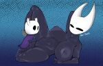  anthro areola arthropod balls big_breasts breasts duo female from_front_position genitals glock_reveretta hand_behind_head hollow_knight hornet_(hollow_knight) insect lying male missionary_position nipples on_back penetration penis protagonist_(hollow_knight) raised_arm sex size_difference smaller_male spread_legs spreading team_cherry vaginal vaginal_penetration 
