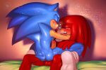  &lt;3 2023 3:2 anal anal_penetration anthro anthro_on_anthro anthro_penetrated anthro_penetrating anthro_penetrating_anthro black_nose black_pupils blue_body blue_fur blush bodily_fluids breath clenched_teeth clothing dialogue dirty_talk duo echidna english_text eulipotyphlan fangs footwear from_front_position fur genital_fluids genitals glans grin hedgehog hi_res inside knuckles_the_echidna krazyelf leg_grab looking_down male male/male male_on_bottom male_on_top male_penetrated male_penetrating male_penetrating_male mammal markings mastery_position moan monotreme motion_lines on_bottom on_top onomatopoeia open_mouth penetration penis pink_glans power_bottom precum pupils red_body red_fingernails red_fur sega sex sharp_teeth smile socks sonic_the_hedgehog sonic_the_hedgehog_(series) sound_effects speech_bubble tan_inner_ear tan_penis teeth text thigh_grab white_body white_clothing white_footwear white_fur white_markings white_socks 