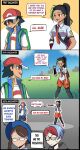  absurdres ash_ketchum highres nemona_(pokemon) pokemon pokemon_(anime) pokemon_(game) pokemon_sv rickking2002 rikininii 