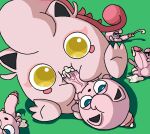 ancient_pokemon balls blue_pupils bodily_fluids cum cum_dripping_from_penis cum_in_mouth cum_inside cum_on_balls cum_pool fellatio generation_1_pokemon generation_9_pokemon genital_fluids genitals green_background group holding_penis jigglypuff lying male male/male nintendo oral paradox_pokemon penile penis pink_balls pink_body pink_penis pokemon pokemon_(species) pupils scream_tail sex simple_background waddling_head yellow_pupils yolka