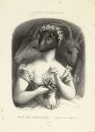 1858 19th_century absurd_res accessory ancient_art animal_head animal_humanoid banknote beady_eyes bovid caprine carrot clothed clothing coat dress edmond_hedouin female flower flower_in_hair food for_a_head french_text goat greyscale group hair hair_accessory hi_res holding_object horn humanoid male mammal money monochrome murid murine mutton_chops plant rat rodent text topwear trio vegetable whiskers